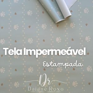 Tela impermeável estampada 